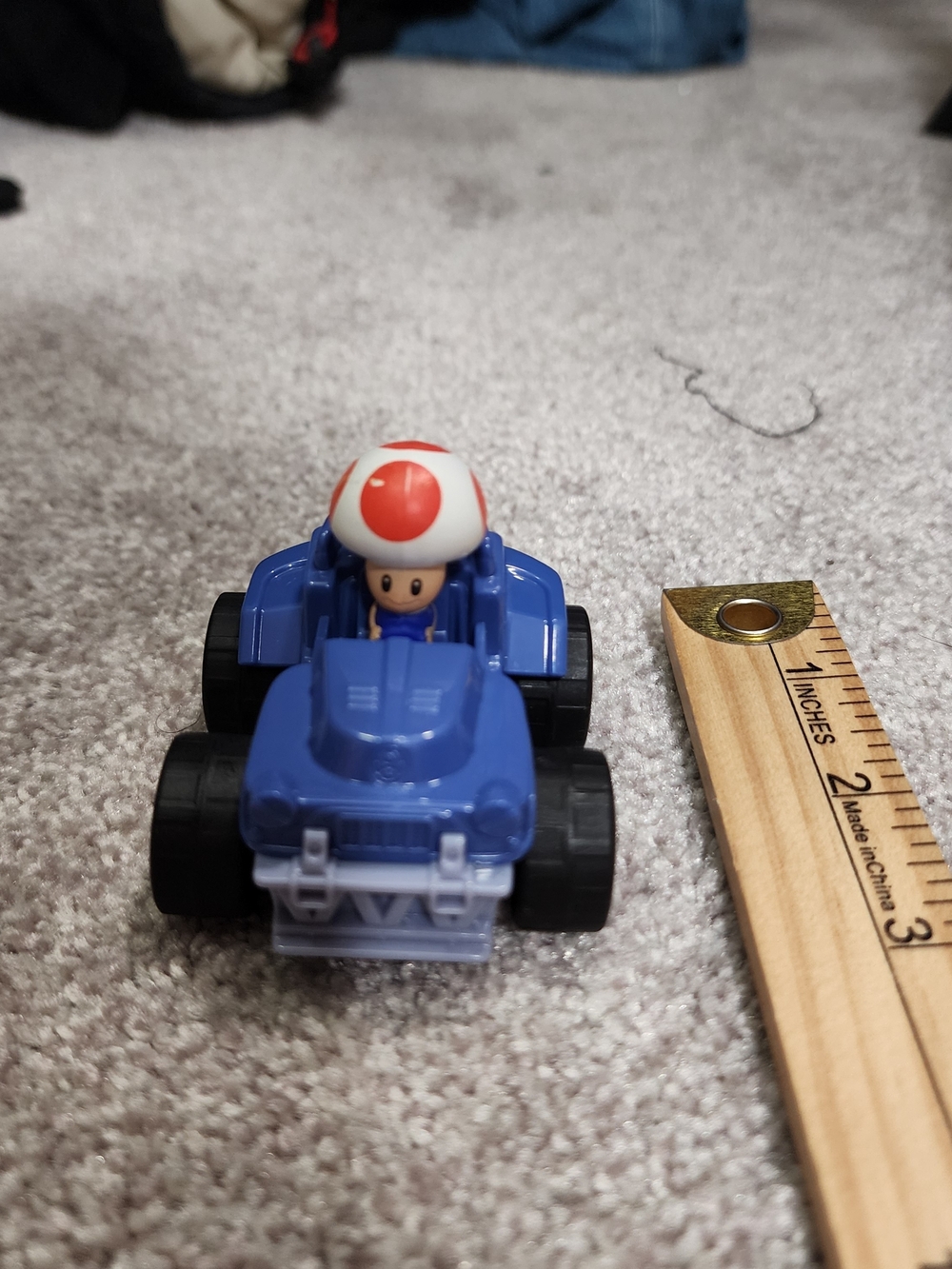 Super Mario Bros Movie #2 Toad Kart 2022 McDonalds Happy Meal Toy Nintendo